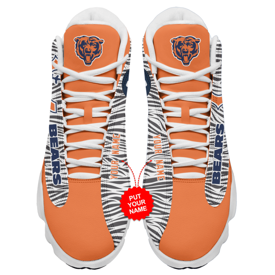 Personalized Chicago Bears NFL JD13 Sneakers Shoes for Men & Women | Custom Fan Gift - Image 3