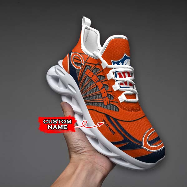 Personalized Chicago Bears NFL Max Soul Shoes Sneakers for Men And Women – NFL Football Fan Shoes, Team Sneakers - Image 6