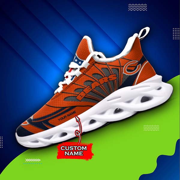 Personalized Chicago Bears NFL Max Soul Shoes Sneakers for Men And Women – NFL Football Fan Shoes, Team Sneakers - Image 3