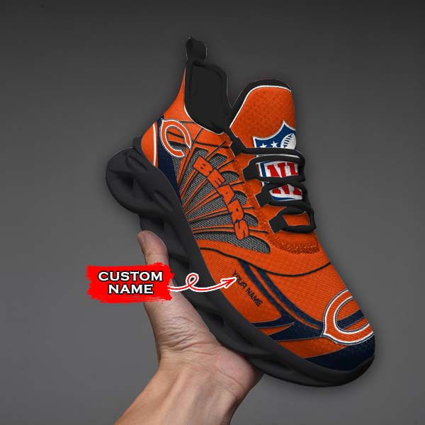 Personalized Chicago Bears NFL Max Soul Shoes Sneakers for Men And Women – NFL Football Fan Shoes, Team Sneakers - Image 5