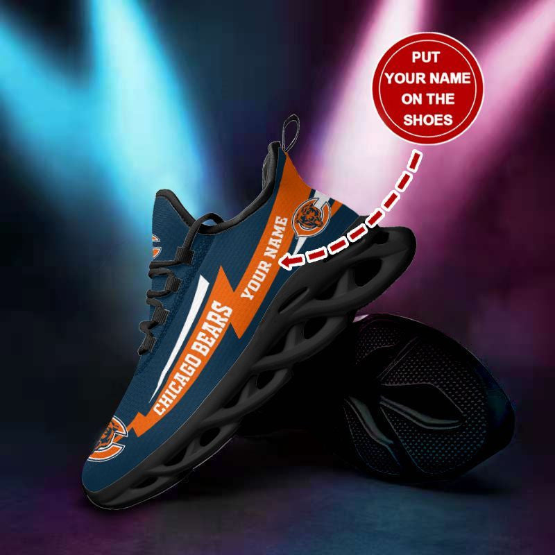 Personalized Chicago Bears NFL Max Soul Shoes Sneakers for Men And Women – NFL Football Fan Shoes, Team Sneakers - Image 5