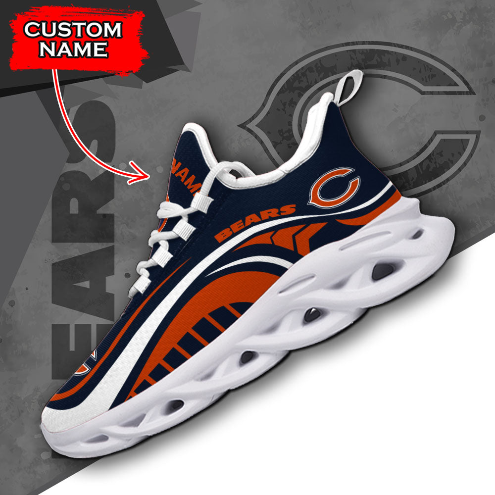 Personalized Chicago Bears NFL Max Soul Shoes Sneakers for Men And Women – NFL Football Fan Shoes, Team Sneakers