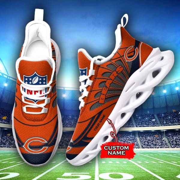 Personalized Chicago Bears NFL Max Soul Shoes Sneakers for Men And Women – NFL Football Fan Shoes, Team Sneakers
