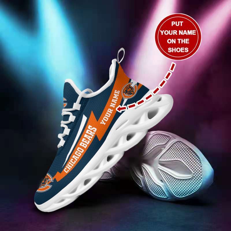 Personalized Chicago Bears NFL Max Soul Shoes Sneakers for Men And Women – NFL Football Fan Shoes, Team Sneakers - Image 3