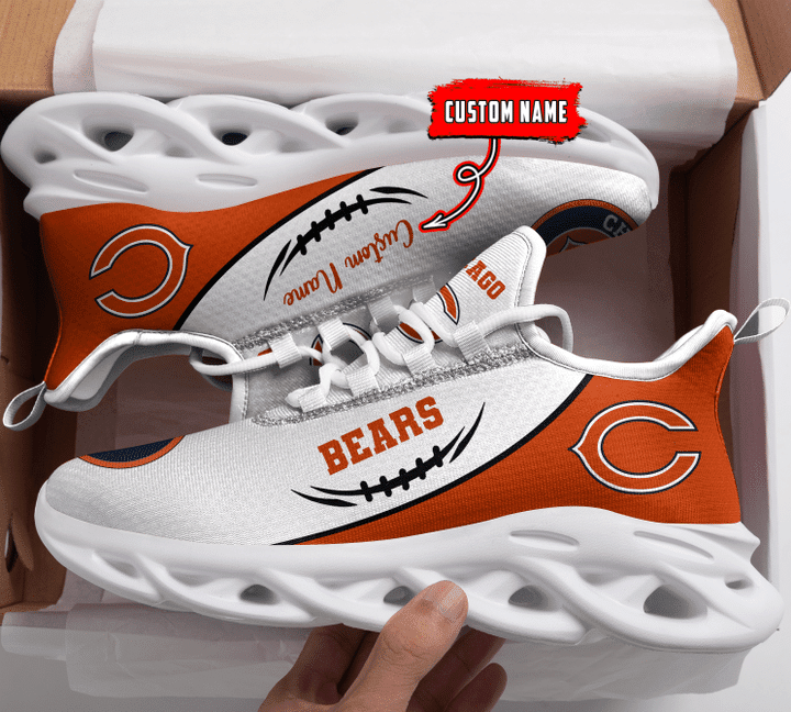 Personalized Chicago Bears NFL Max Soul Shoes Sneakers for Men And Women – NFL Football Fan Shoes, Team Sneakers