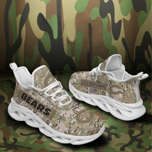 Personalized Chicago Bears NFL Max Soul Shoes Sneakers for Men And Women – NFL Football Fan Shoes, Team Sneakers