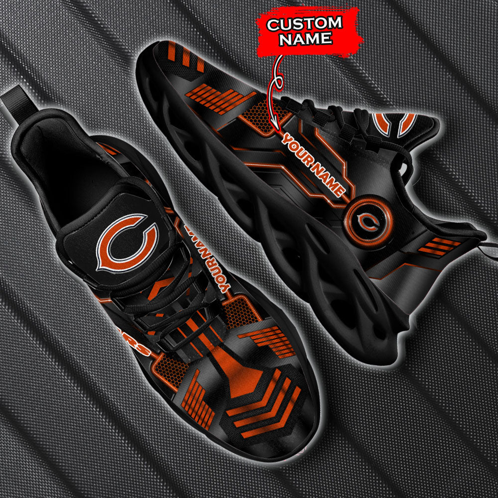 Personalized Chicago Bears NFL Max Soul Shoes Sneakers for Men And Women – NFL Football Fan Shoes, Team Sneakers - Image 5