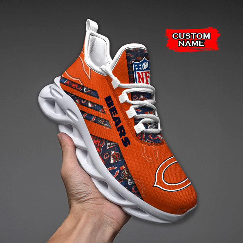 Personalized Chicago Bears NFL Max Soul Shoes Sneakers for Men And Women – NFL Football Fan Shoes, Team Sneakers