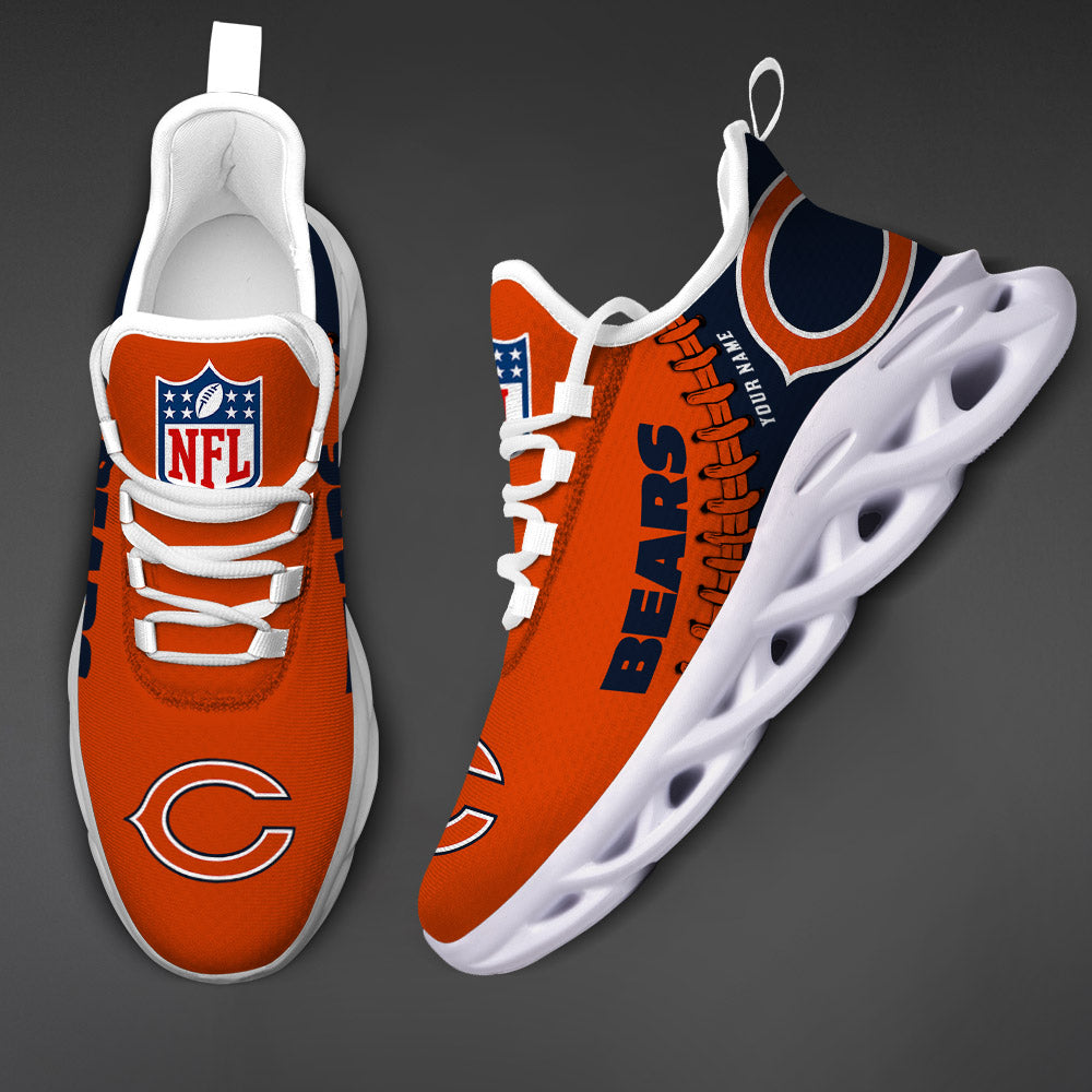 Personalized Chicago Bears NFL Max Soul Shoes Sneakers for Men And Women – NFL Football Fan Shoes, Team Sneakers - Image 3