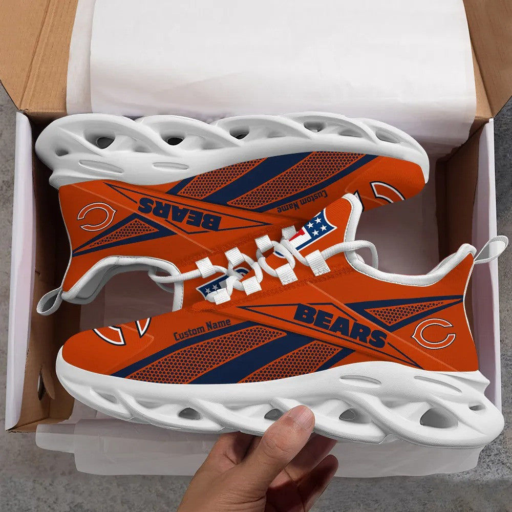 Personalized Chicago Bears NFL Max Soul Shoes Sneakers for Men And Women – NFL Football Fan Shoes, Team Sneakers