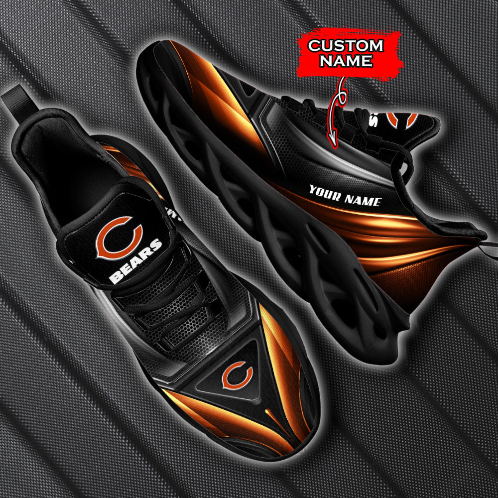 Personalized Chicago Bears NFL Max Soul Shoes Sneakers for Men And Women – NFL Football Fan Shoes, Team Sneakers - Image 5