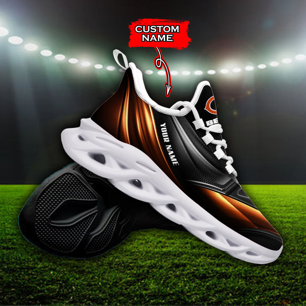 Personalized Chicago Bears NFL Max Soul Shoes Sneakers for Men And Women – NFL Football Fan Shoes, Team Sneakers - Image 3