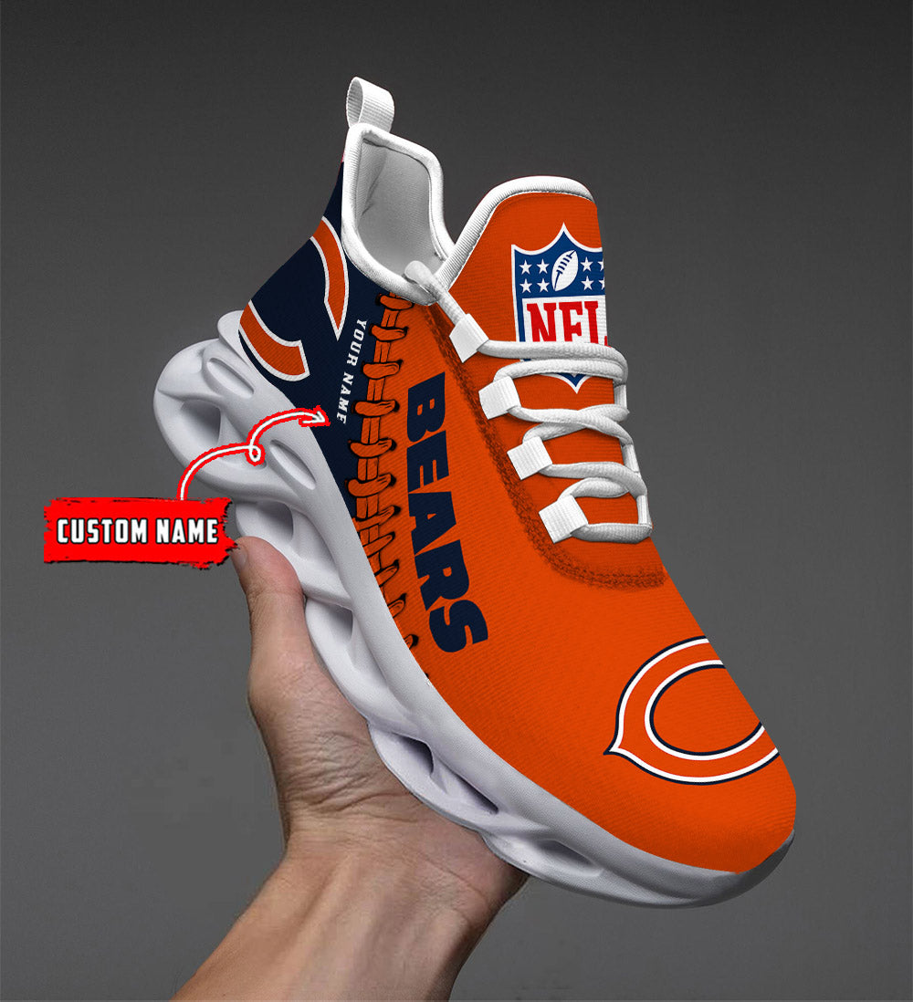 Personalized Chicago Bears NFL Max Soul Shoes Sneakers for Men And Women – NFL Football Fan Shoes, Team Sneakers