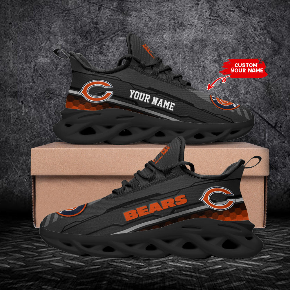 Personalized Chicago Bears NFL Max Soul Shoes Sneakers for Men And Women – NFL Football Fan Shoes, Team Sneakers - Image 4