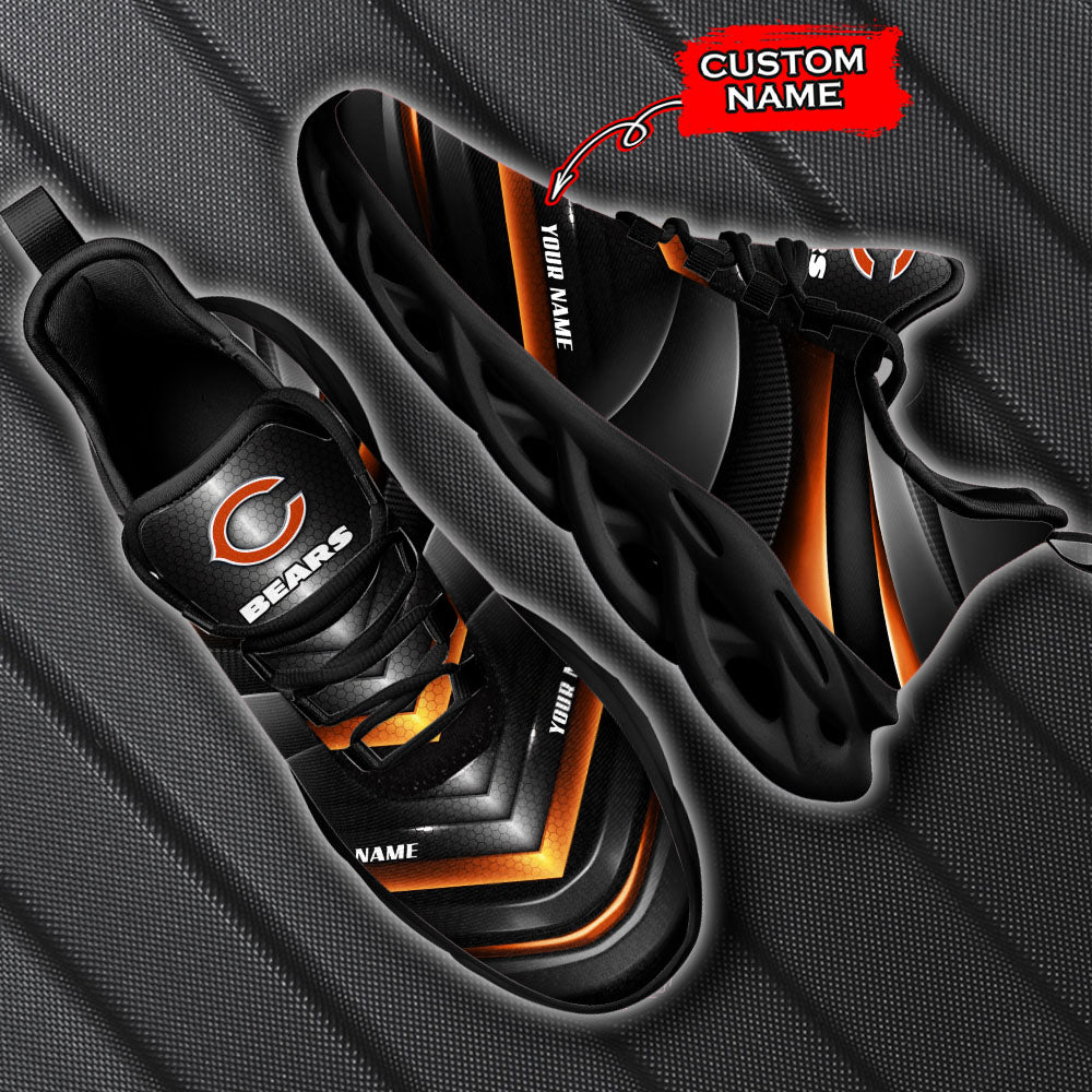 Personalized Chicago Bears NFL Max Soul Shoes Sneakers for Men And Women – NFL Football Fan Shoes, Team Sneakers - Image 5