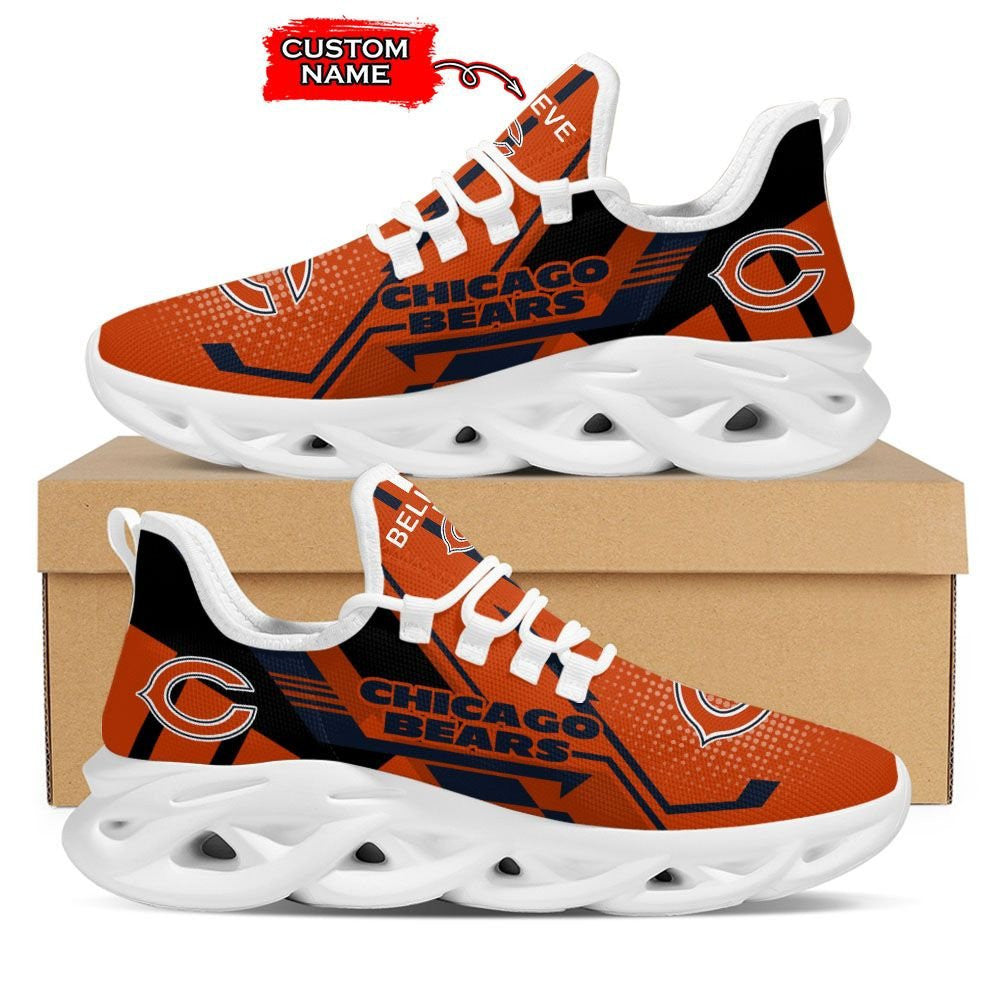 Personalized Chicago Bears NFL Max Soul Shoes Sneakers for Men And Women – NFL Football Fan Shoes, Team Sneakers