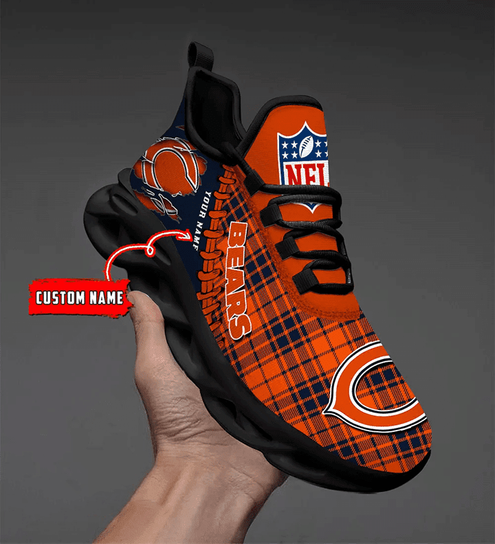 Personalized Chicago Bears NFL Max Soul Shoes Sneakers for Men And Women – NFL Football Fan Shoes, Team Sneakers - Image 4