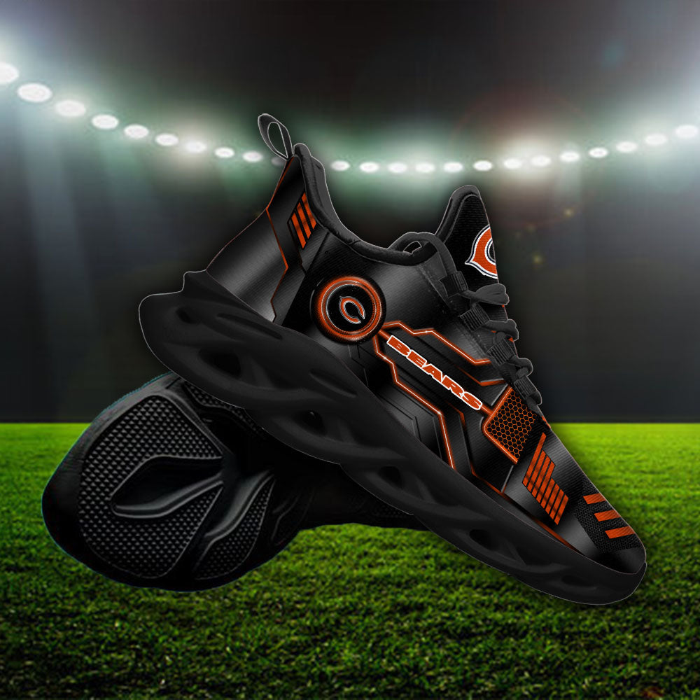Personalized Chicago Bears NFL Max Soul Shoes Sneakers for Men And Women – NFL Football Fan Shoes, Team Sneakers - Image 4