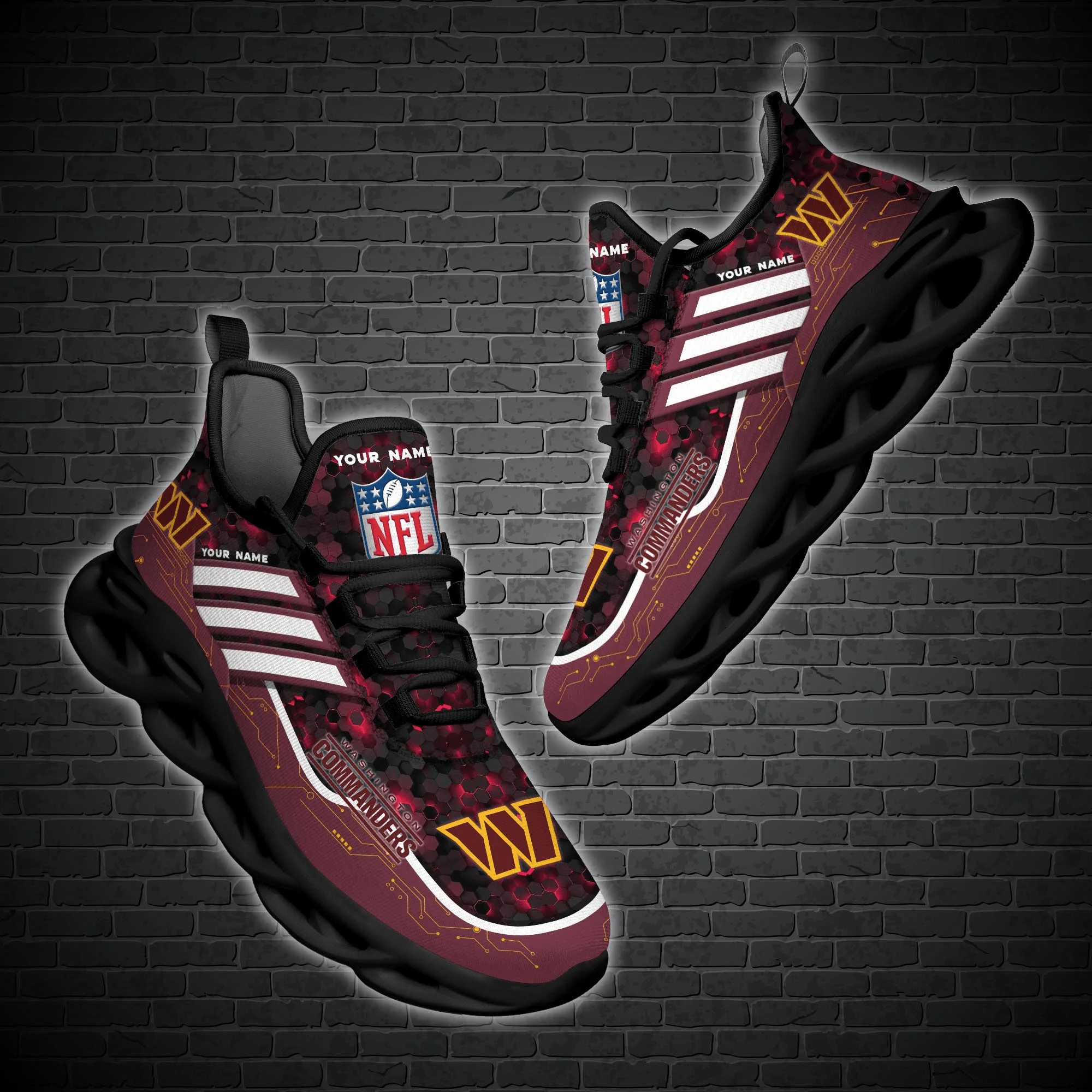 Personalized Chicago Bears NFL Max Soul Shoes Sneakers for Men And Women – NFL Football Fan Shoes, Team Sneakers - Image 5