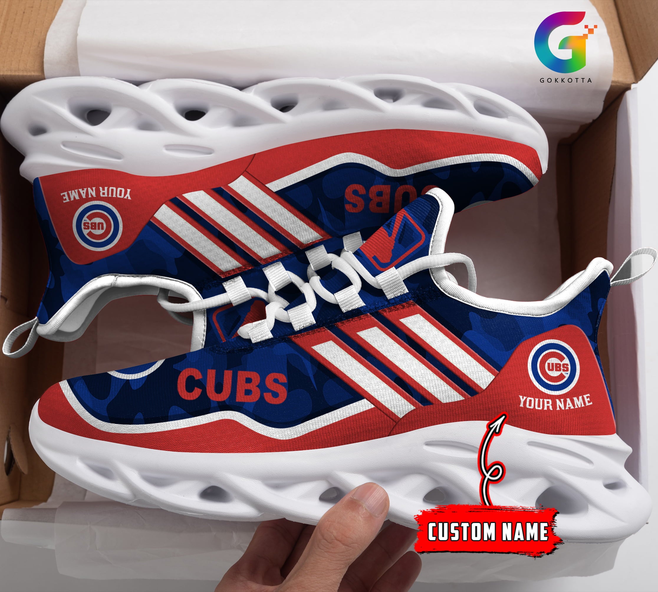 Personalized Chicago Cubs MLB Max Soul Shoes Sneakers for Men And Women – MLB Baseball Fan Shoes, Team Sneakers