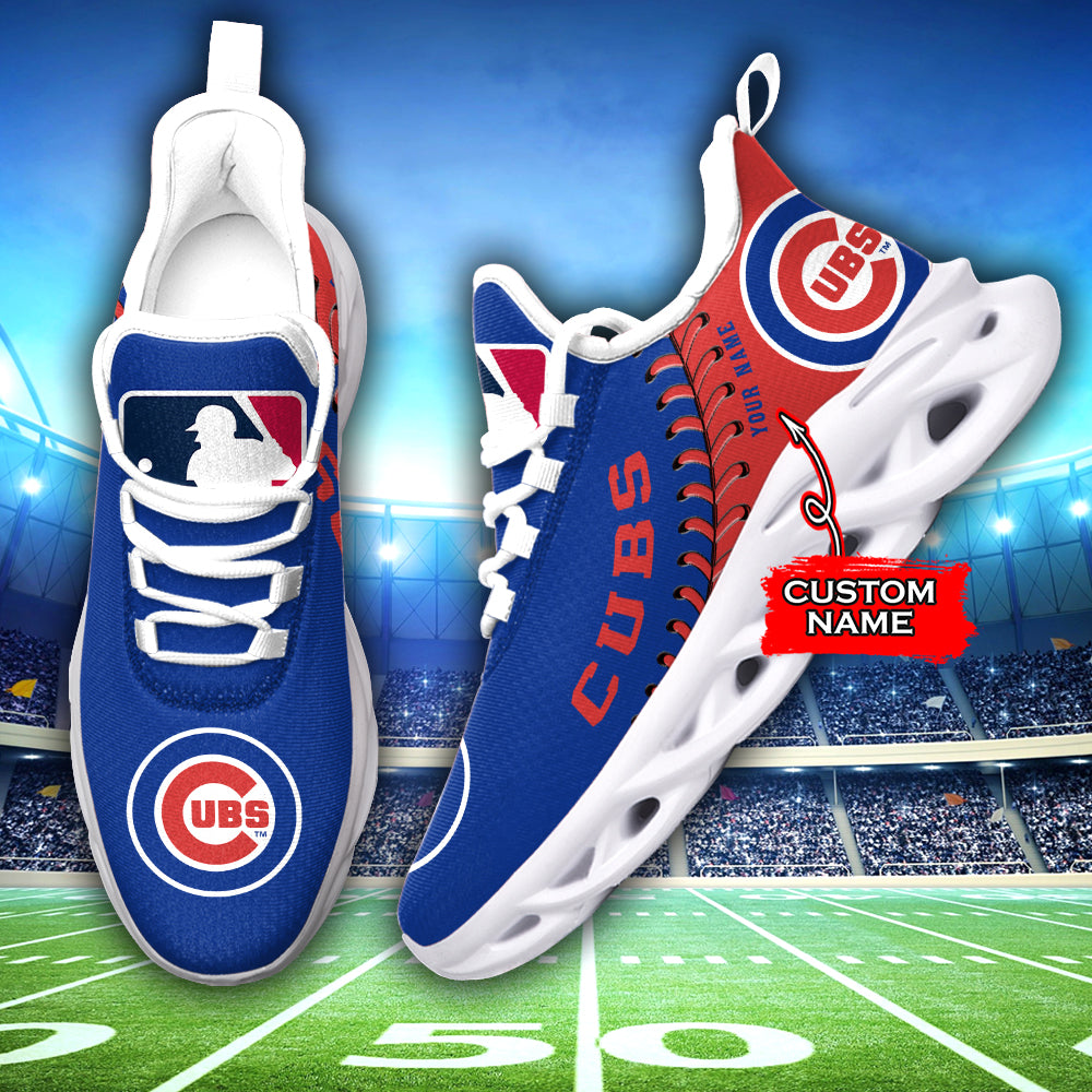 Personalized Chicago Cubs MLB Max Soul Shoes Sneakers for Men And Women – MLB Baseball Fan Shoes, Team Sneakers
