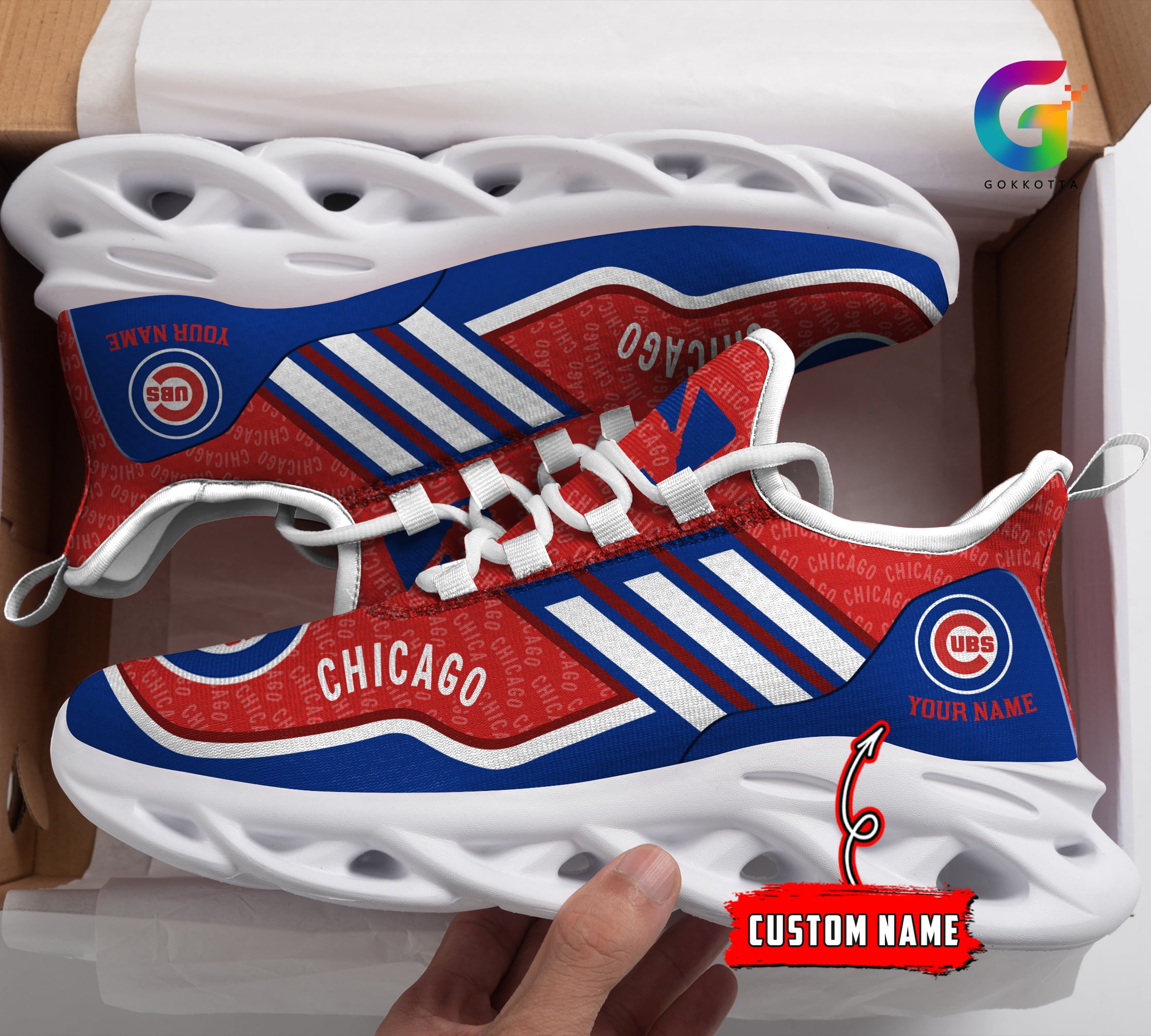 Personalized Chicago Cubs MLB Max Soul Shoes Sneakers for Men And Women – MLB Baseball Fan Shoes, Team Sneakers