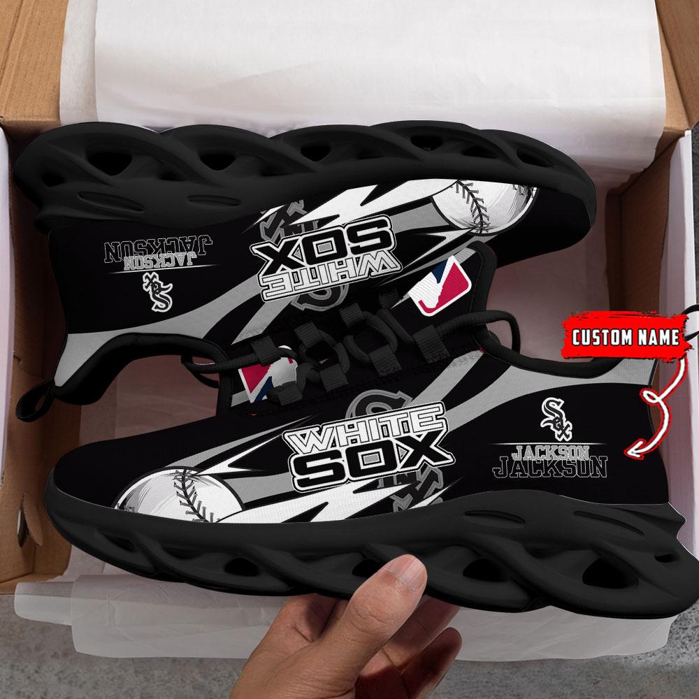 Personalized Chicago White Sox Max Soul Shoes Sneakers for Men And Women – MLB Baseball Fan Shoes, Team Sneakers - Image 3
