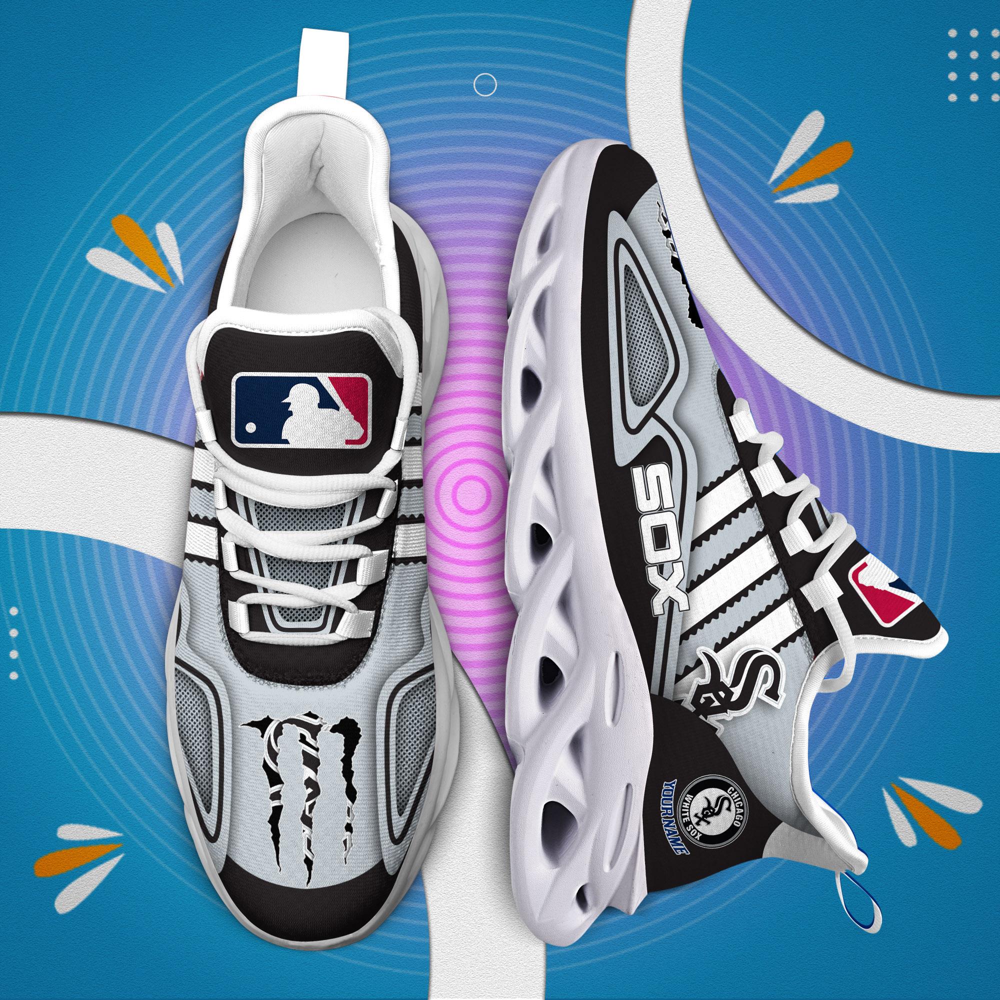 Personalized Chicago White Sox Max Soul Shoes Sneakers for Men And Women – MLB Baseball Fan Shoes, Team Sneakers - Image 6