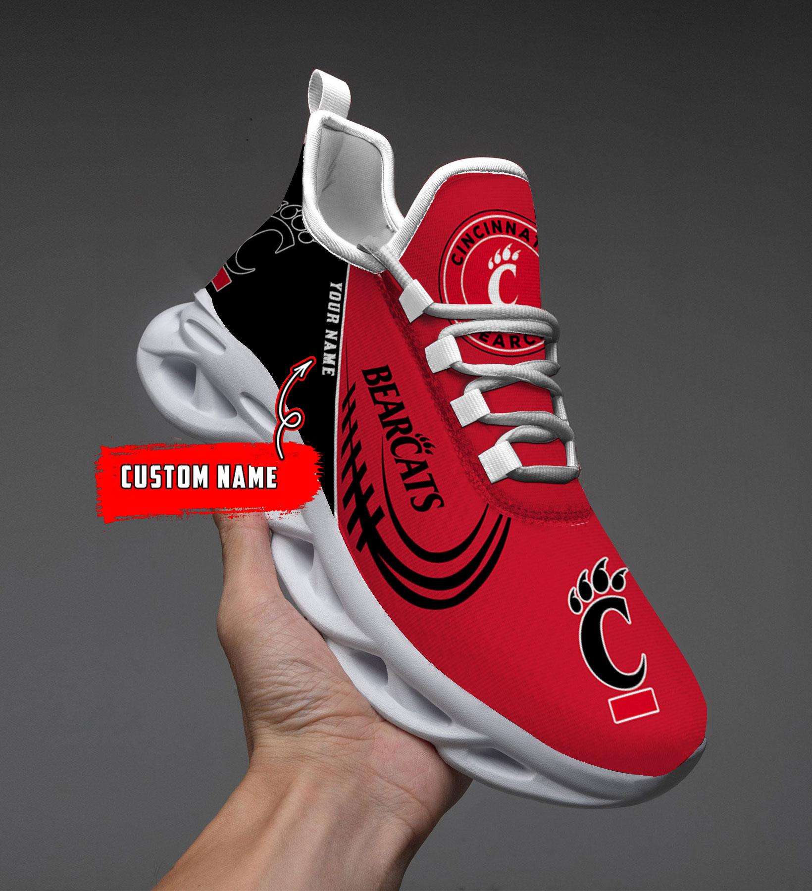 Personalized Cincinnati Bearcats Max Soul Shoes Sneakers for Men And Women – Casual Shoes, Streetwear Shoes