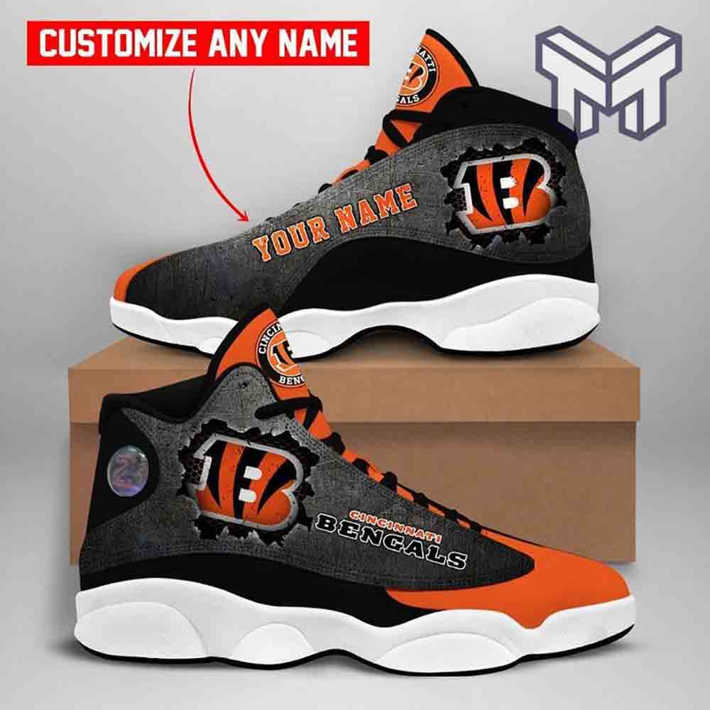Personalized Cincinnati Bengals JD13 Sneakers Shoes for Men & Women | Custom Fan Gift