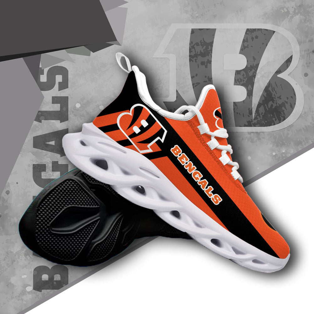 Personalized Cincinnati Bengals NFL Max Soul Shoes Sneakers for Men And Women – NFL Football Fan Shoes, Team Sneakers - Image 3