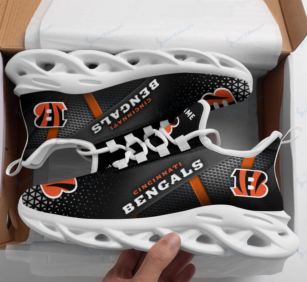 Personalized Cincinnati Bengals NFL Max Soul Shoes Sneakers for Men And Women – NFL Football Fan Shoes, Team Sneakers