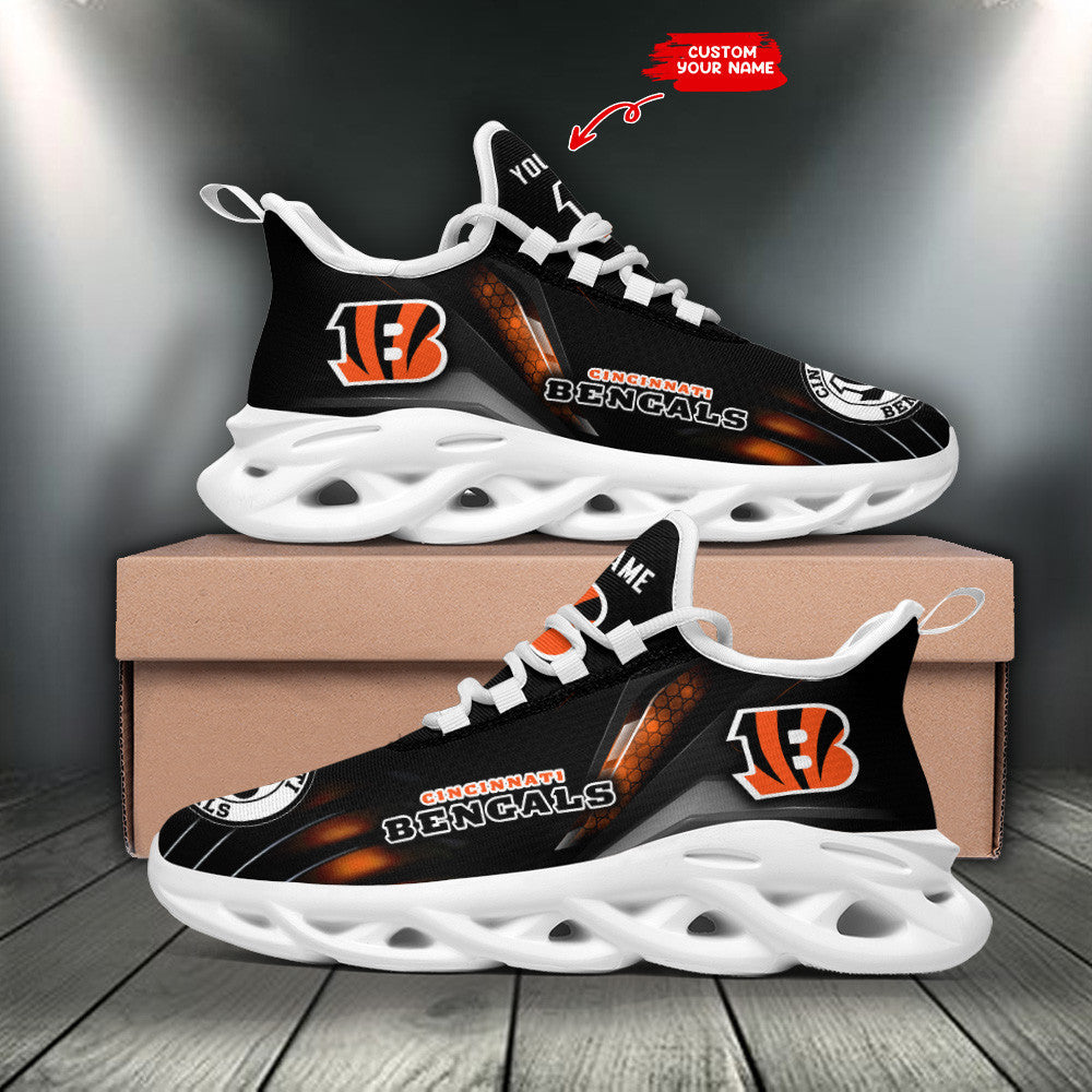 Personalized Cincinnati Bengals NFL Max Soul Shoes Sneakers for Men And Women – NFL Football Fan Shoes, Team Sneakers