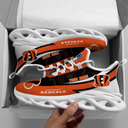 Personalized Cincinnati Bengals NFL Max Soul Shoes Sneakers for Men And Women – NFL Football Fan Shoes, Team Sneakers