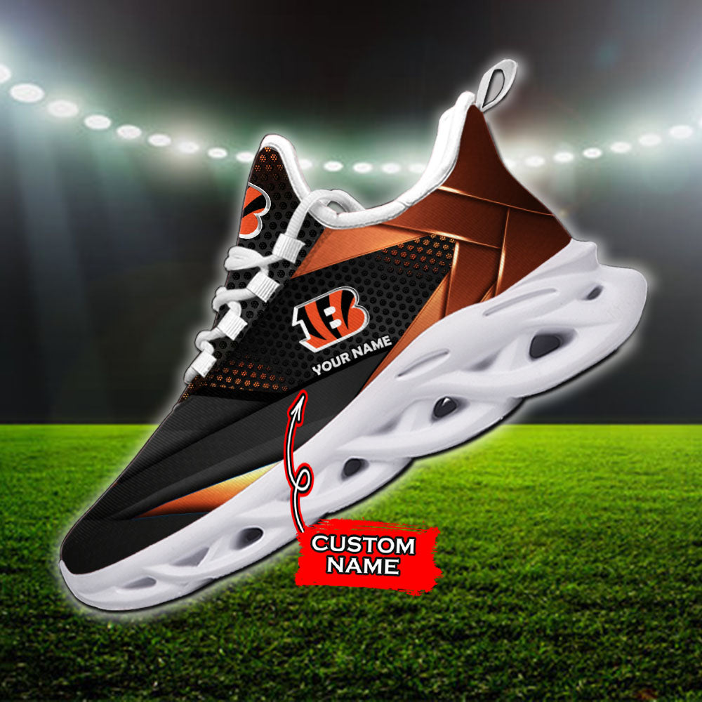 Personalized Cincinnati Bengals NFL Max Soul Shoes Sneakers for Men And Women – NFL Football Fan Shoes, Team Sneakers