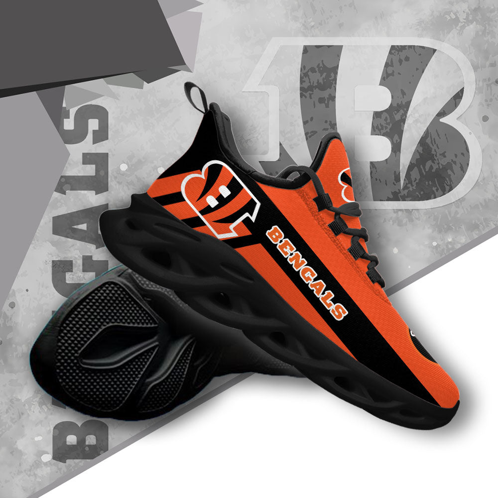 Personalized Cincinnati Bengals NFL Max Soul Shoes Sneakers for Men And Women – NFL Football Fan Shoes, Team Sneakers - Image 4