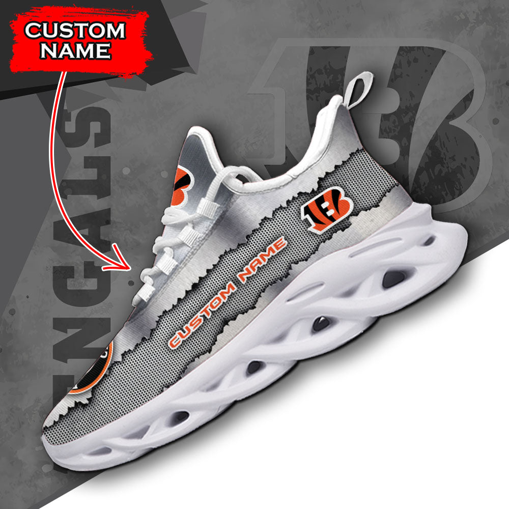 Personalized Cincinnati Bengals NFL Max Soul Shoes Sneakers for Men And Women – NFL Football Fan Shoes, Team Sneakers