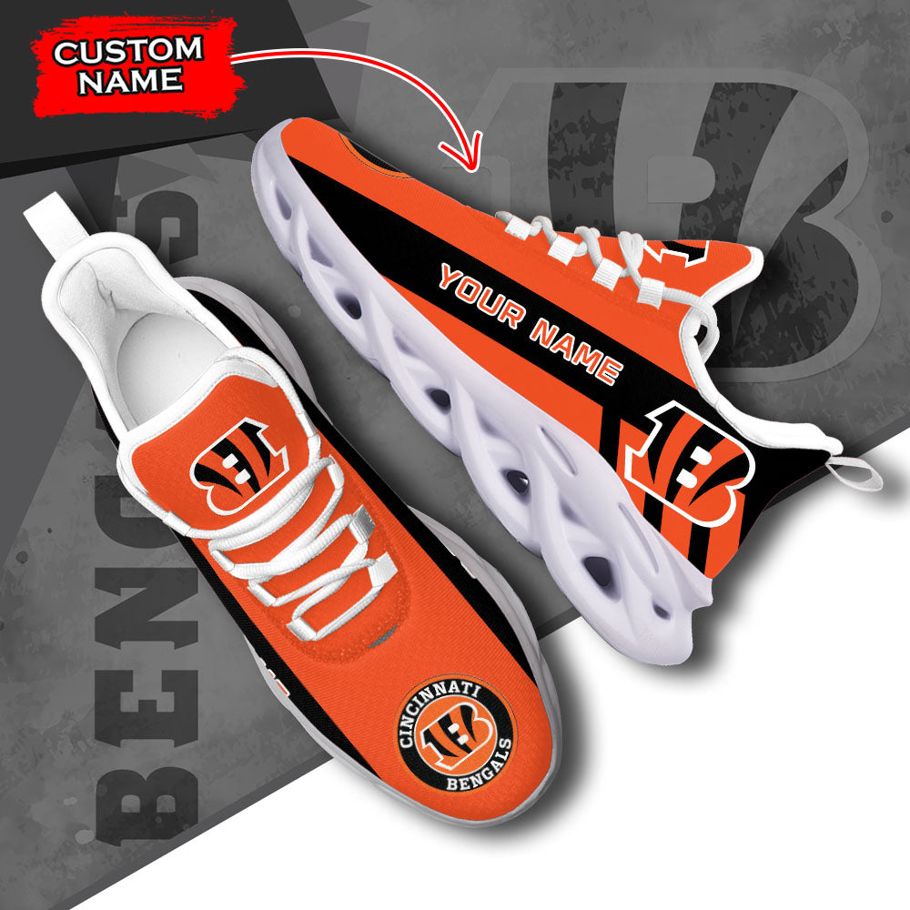 Personalized Cincinnati Bengals NFL Max Soul Shoes Sneakers for Men And Women – NFL Football Fan Shoes, Team Sneakers - Image 6