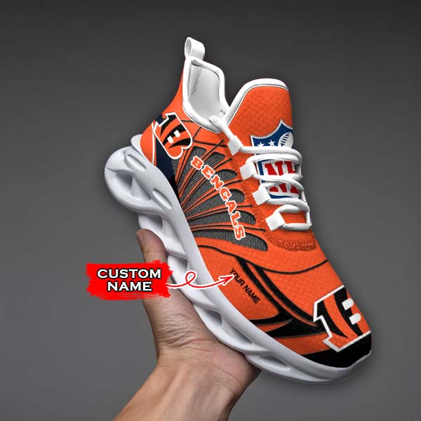 Personalized Cincinnati Bengals NFL Max Soul Shoes Sneakers for Men And Women – NFL Football Fan Shoes, Team Sneakers - Image 6