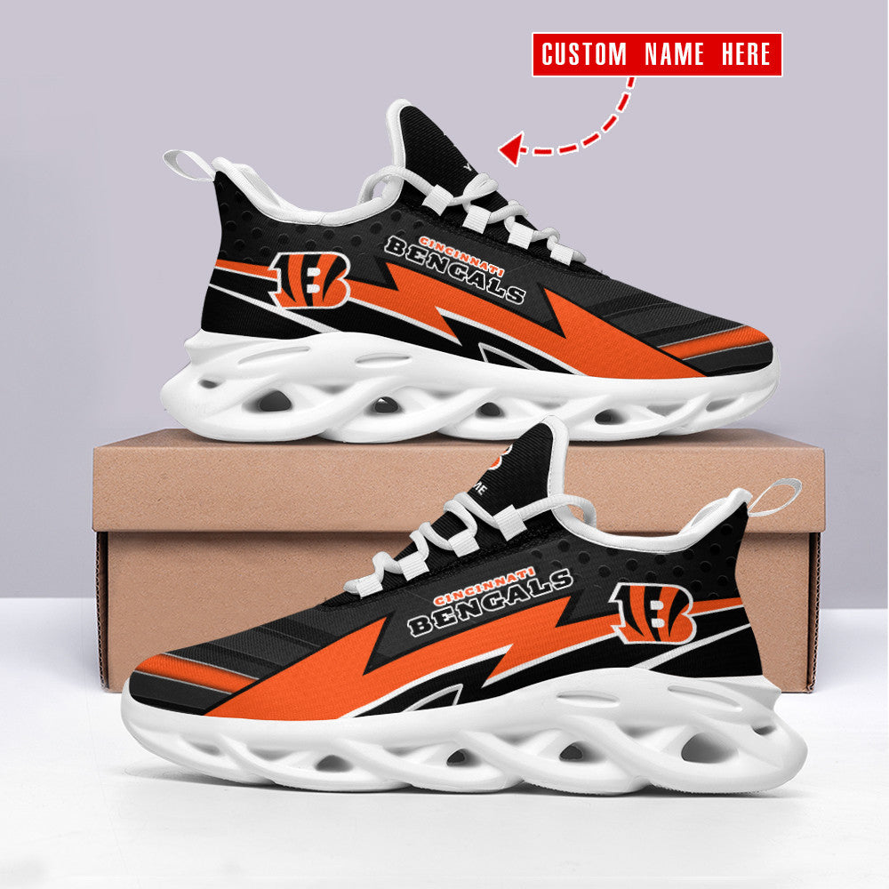Personalized Cincinnati Bengals NFL Max Soul Shoes Sneakers for Men And Women – NFL Football Fan Shoes, Team Sneakers - Image 4