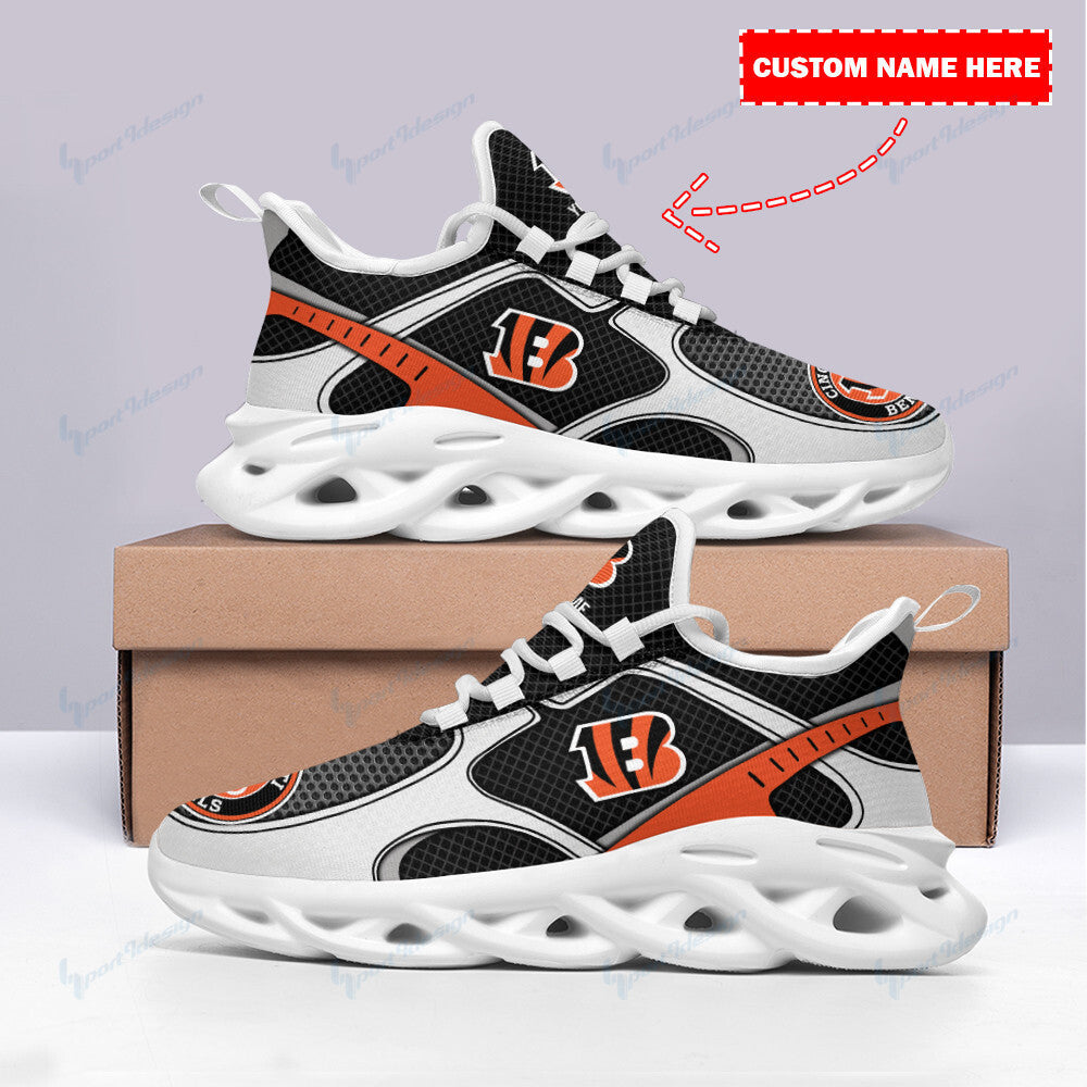 Personalized Cincinnati Bengals NFL Max Soul Shoes Sneakers for Men And Women – NFL Football Fan Shoes, Team Sneakers