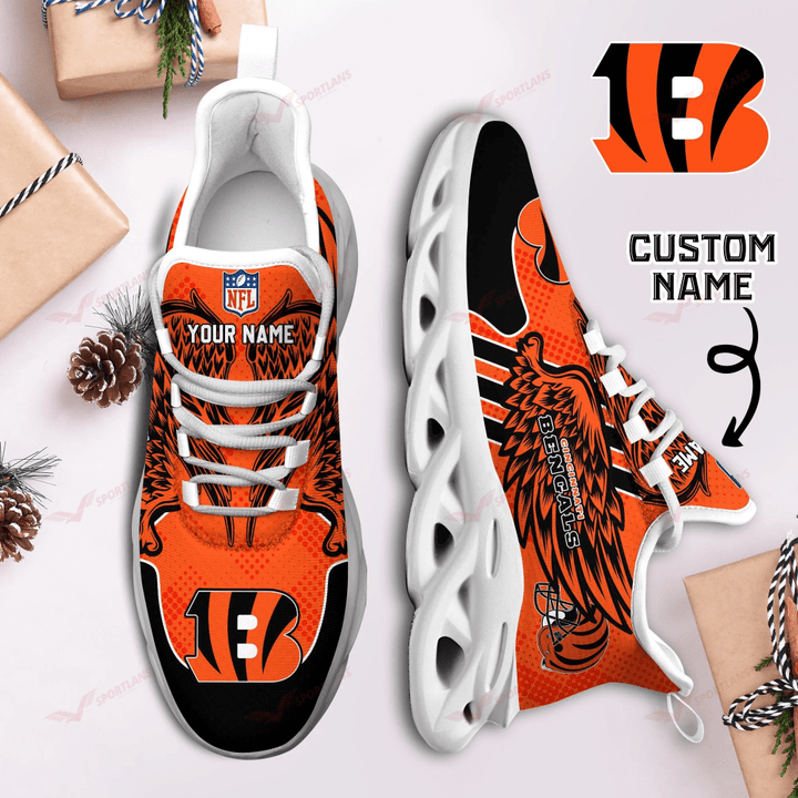 Personalized Cincinnati Bengals NFL Max Soul Shoes Sneakers for Men And Women – NFL Football Fan Shoes, Team Sneakers
