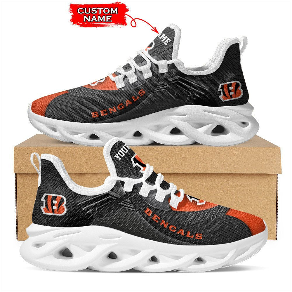 Personalized Cincinnati Bengals NFL Max Soul Shoes Sneakers for Men And Women – NFL Football Fan Shoes, Team Sneakers