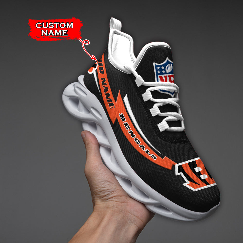 Personalized Cincinnati Bengals NFL Max Soul Shoes Sneakers for Men And Women – NFL Football Fan Shoes, Team Sneakers