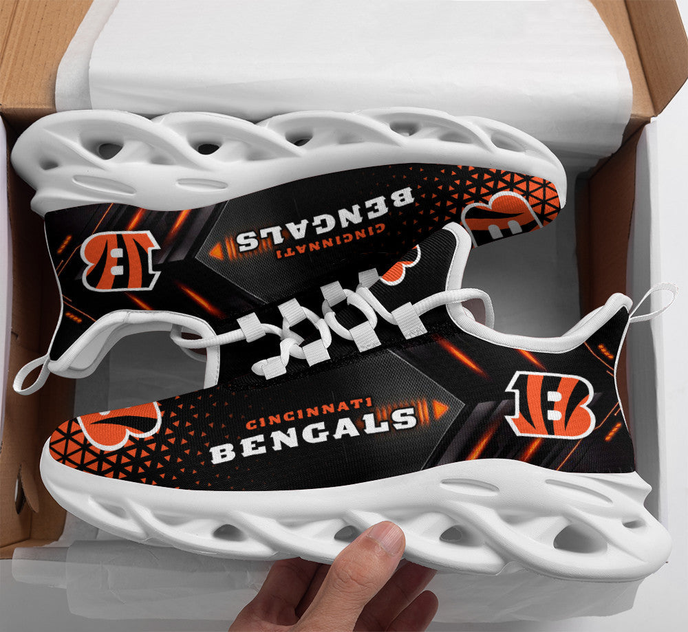 Personalized Cincinnati Bengals NFL Max Soul Shoes Sneakers for Men And Women – NFL Football Fan Shoes, Team Sneakers