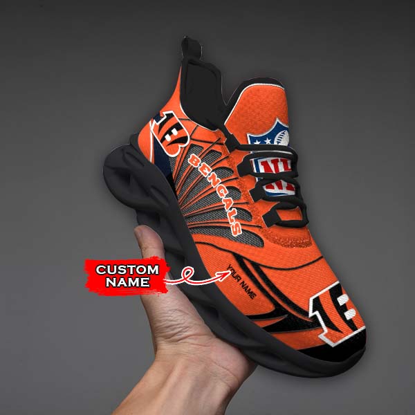 Personalized Cincinnati Bengals NFL Max Soul Shoes Sneakers for Men And Women – NFL Football Fan Shoes, Team Sneakers - Image 5