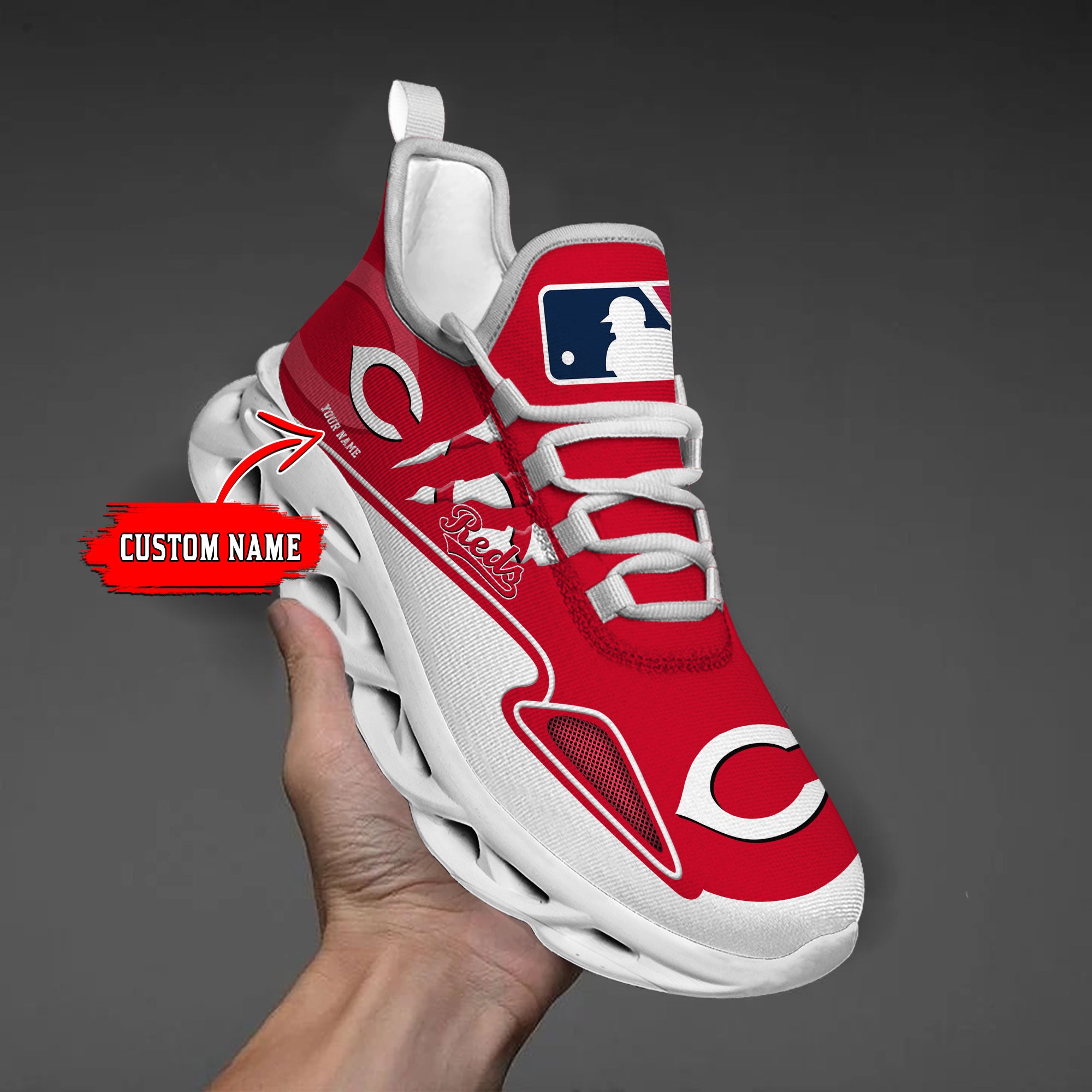 Personalized Cincinnati Reds Max Soul Shoes Sneakers for Men And Women – MLB Baseball Fan Shoes, Team Sneakers