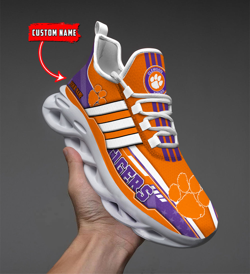 Personalized Clemson Tigers Max Soul Shoes Sneakers for Men And Women – MLB Baseball Fan Shoes, Team Sneakers