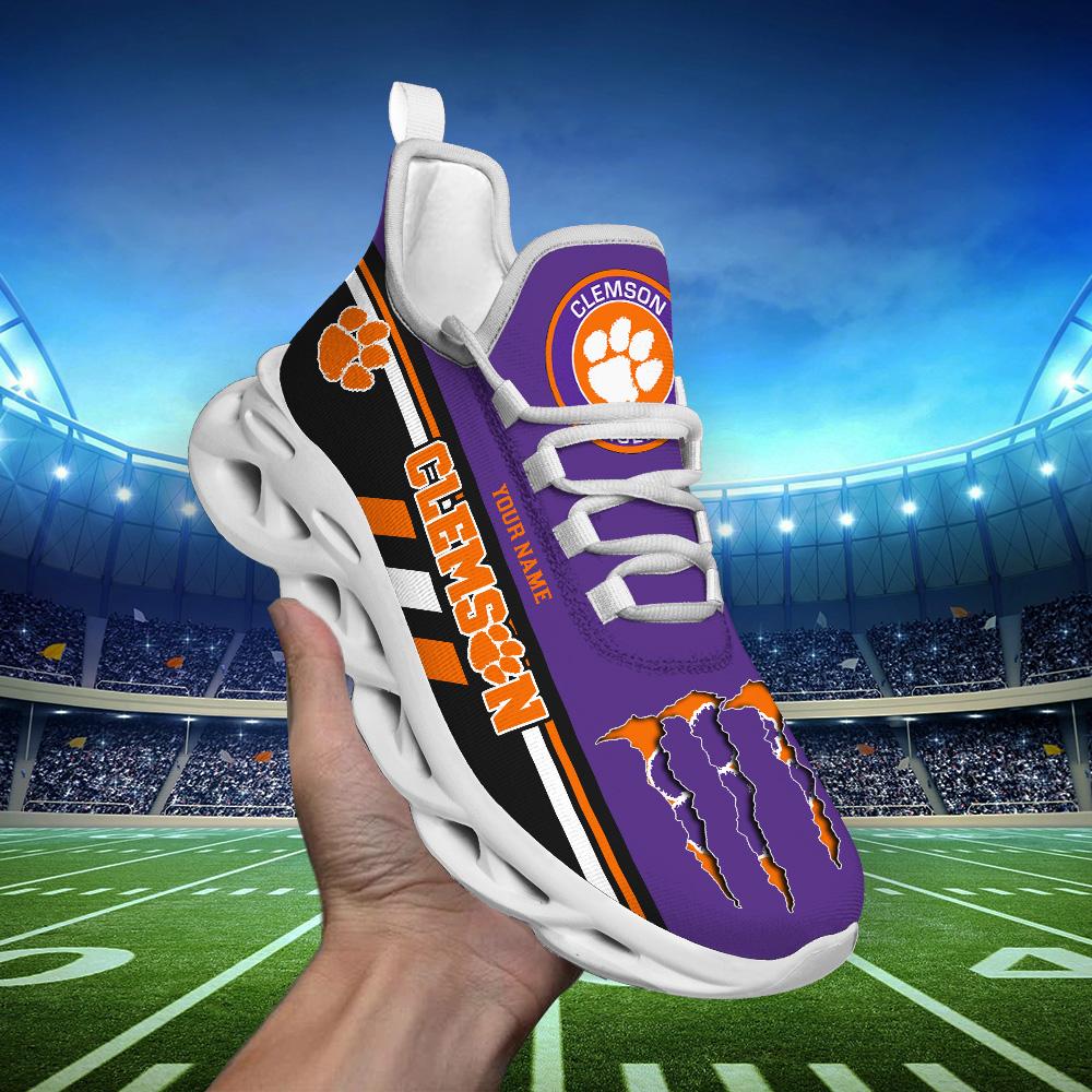 Personalized Clemson Tigers Max Soul Shoes Sneakers for Men And Women – MLB Baseball Fan Shoes, Team Sneakers