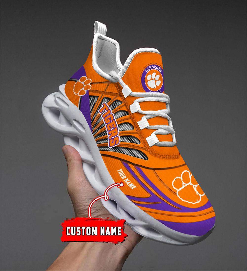 Personalized Clemson Tigers Max Soul Shoes Sneakers for Men And Women – MLB Baseball Fan Shoes, Team Sneakers